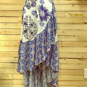 Bohemian plus size skirt